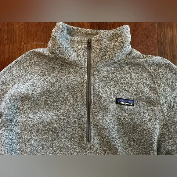 SOLD ON XPOST Like 🆕 Patagonia Women's 1/4 Gray/Birch White Better Sweater. XL. - Picture 5 of 10
